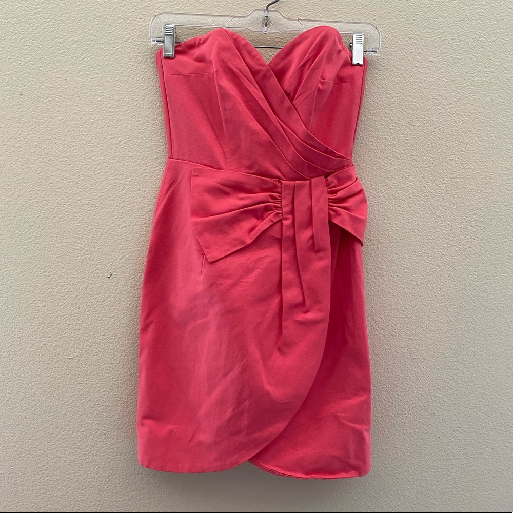Strapless Pink Mini Dress✨